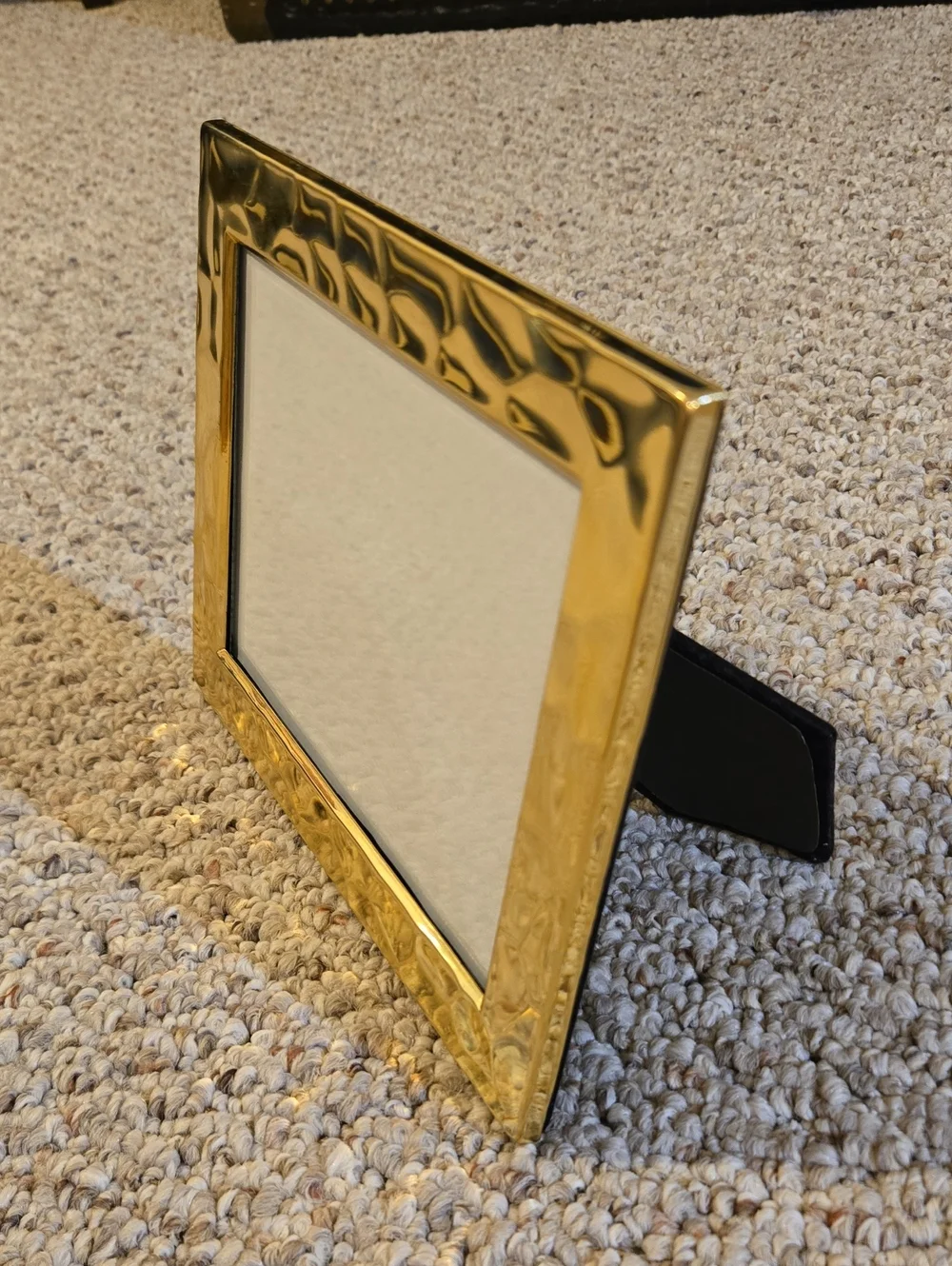 Textured Polished Brass Frame - 5